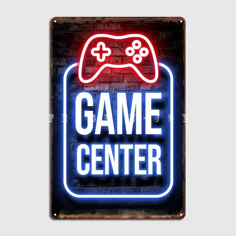 Party Games Quotes - Game Center Gaming Zitat Poster Metallplakette