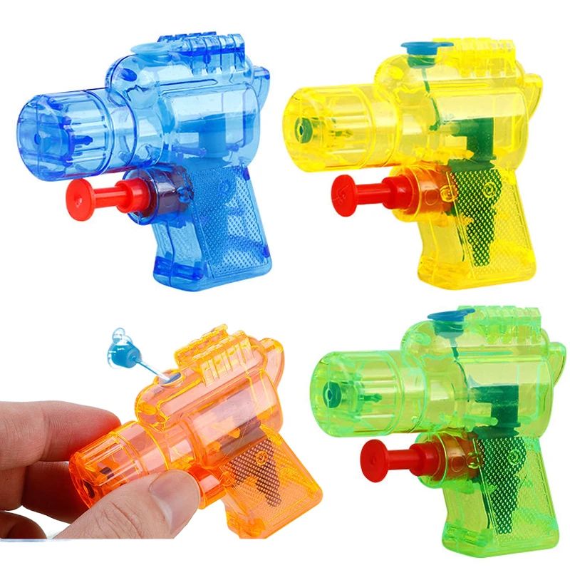 Party Games Popular - 5/10 Stück Mini-Spritzpistole Transparente Farbe Sommer
