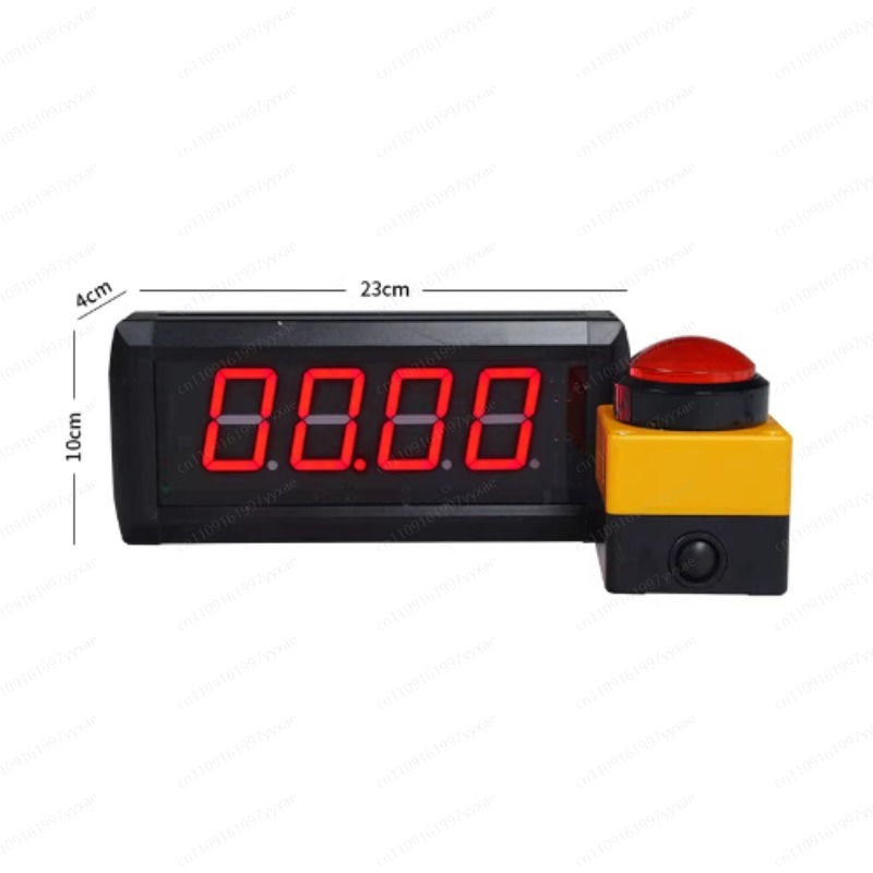 Party Games Popular - Familien-Party-Glücksspiel: 10-Sekunden-Timer mit LED-Anzeige, Roter Digitaler