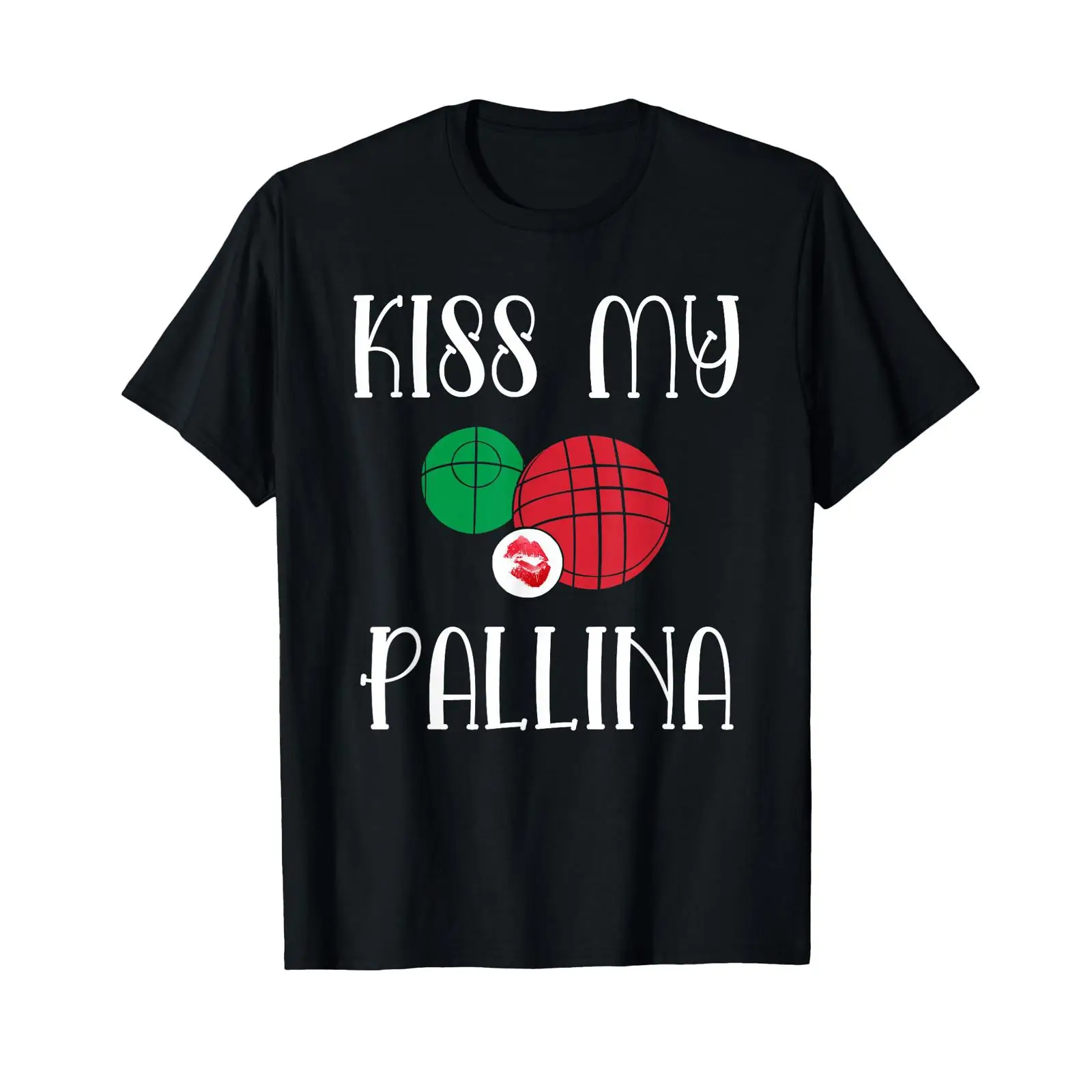 Bocce Ball Lawn - Lustiges Bocce Ball Kiss My Pallina