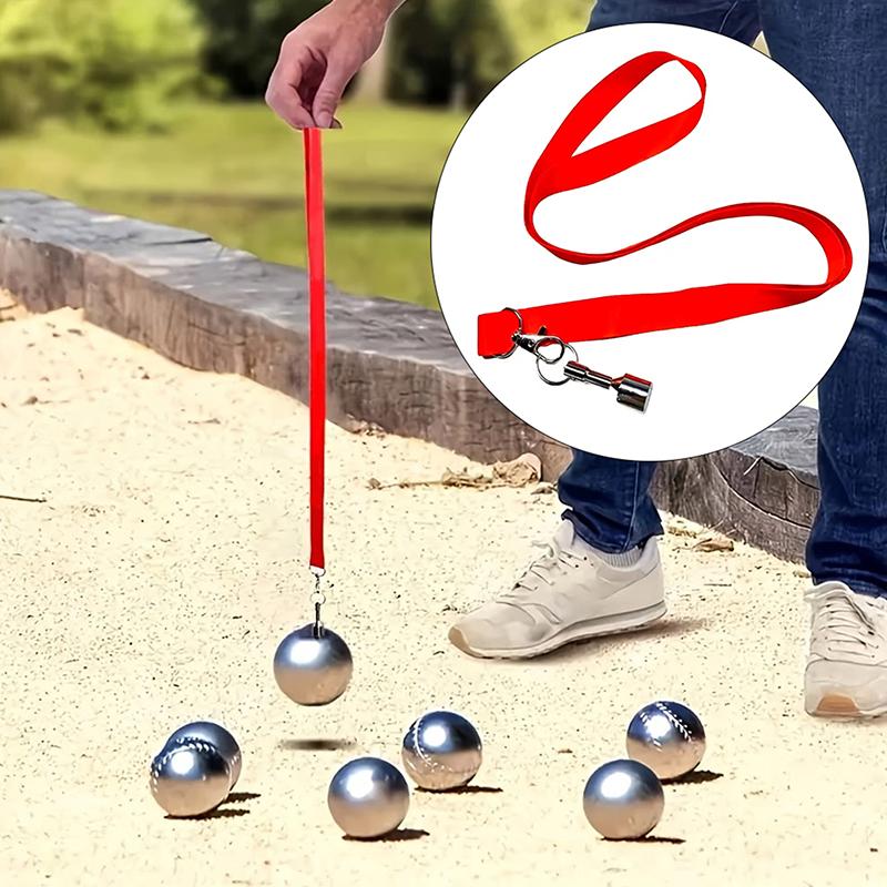 Bocce Ball Lawn - Magnetischer Ballgreifer, tragbares Boccia-Ball-Sammelgerät, Recyclinggerät für