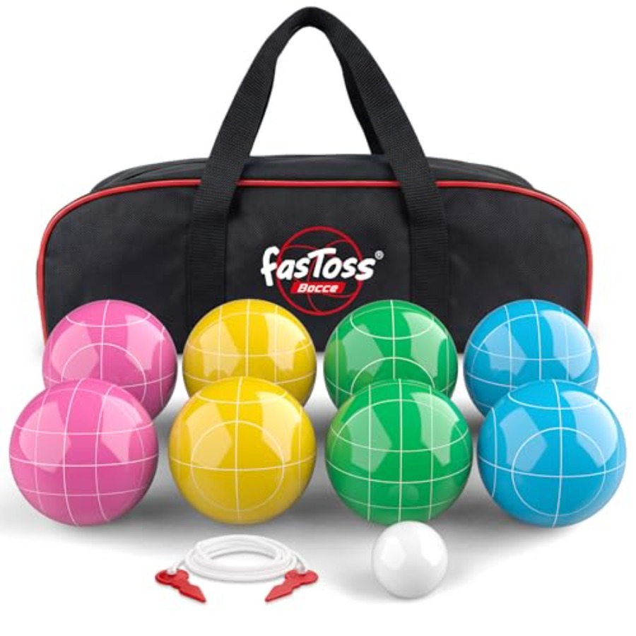 Bocce Ball Lawn - Boccia-Set für Garten und Strand: Massive