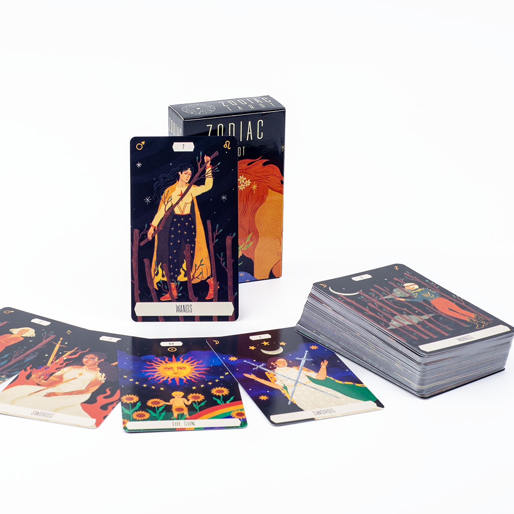 Zodiac Party Games - 10,3 * 6 cm Sternzeichen Tarotkarten