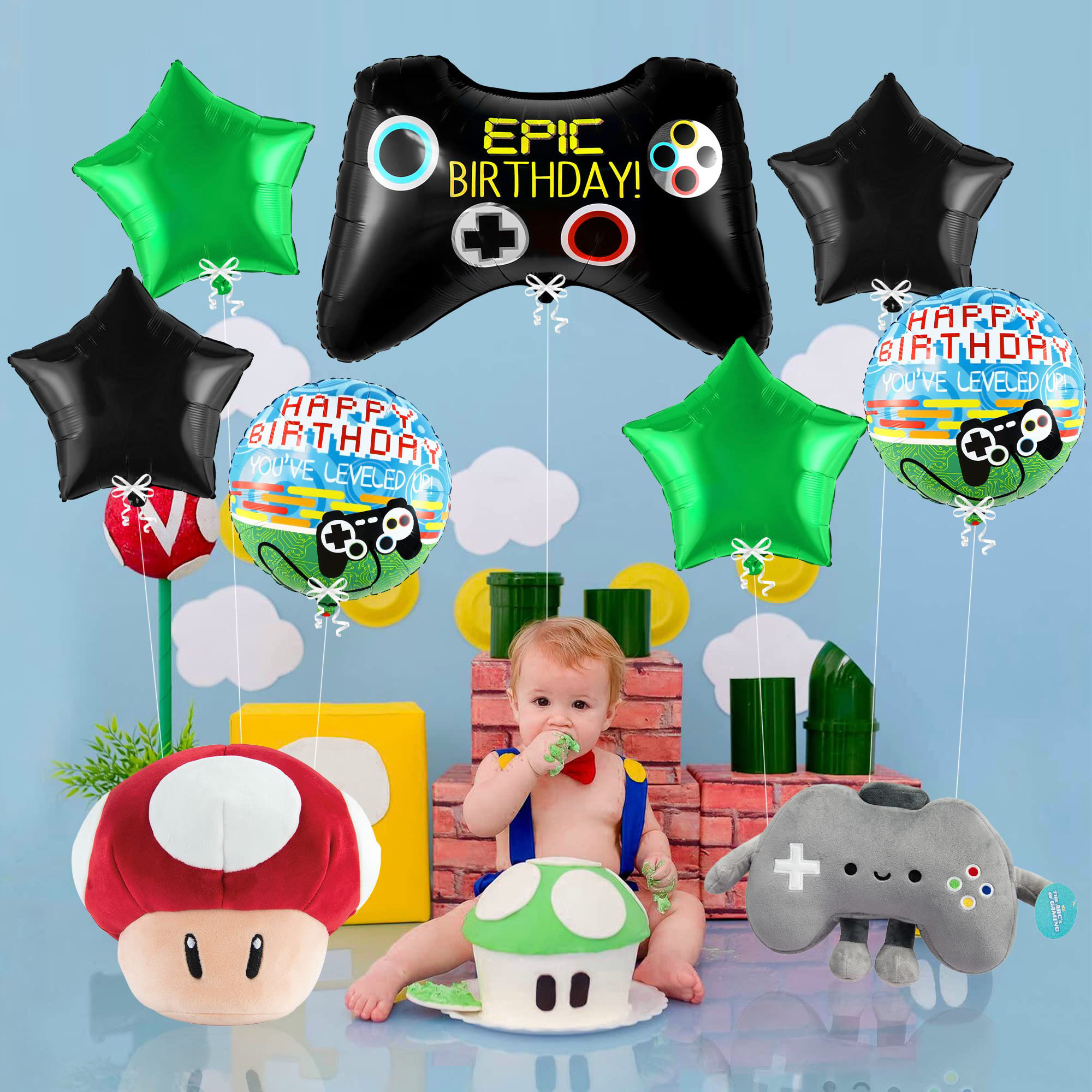 7-teiliges Videospiel-Mylar-Lu – Party Games Using Balloons Bewertung und Preis