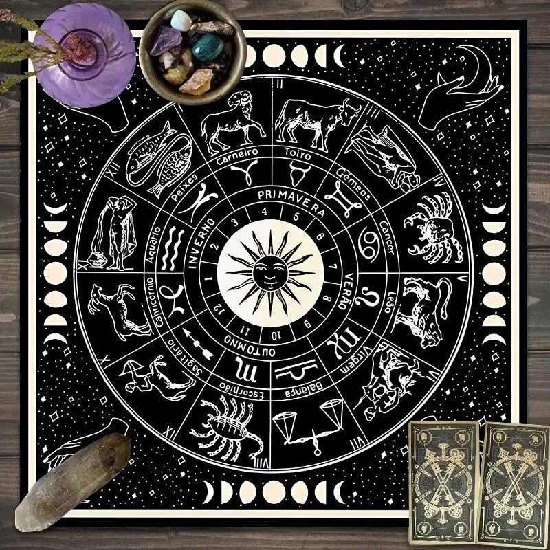 Sternzeichen-Muster Tarot-Tuch – Zodiac Party Games Bewertung und Preis