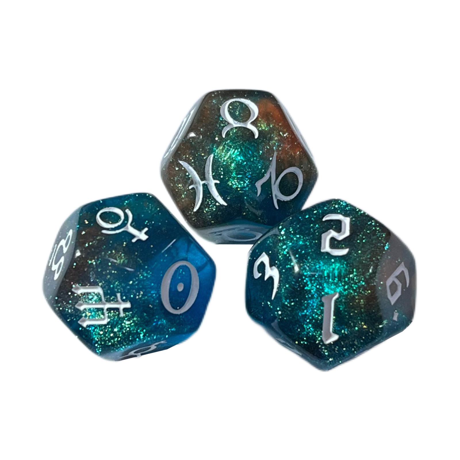 Dodekaeder-Astrologiewürfel au – Zodiac Party Games Bewertung und Preis