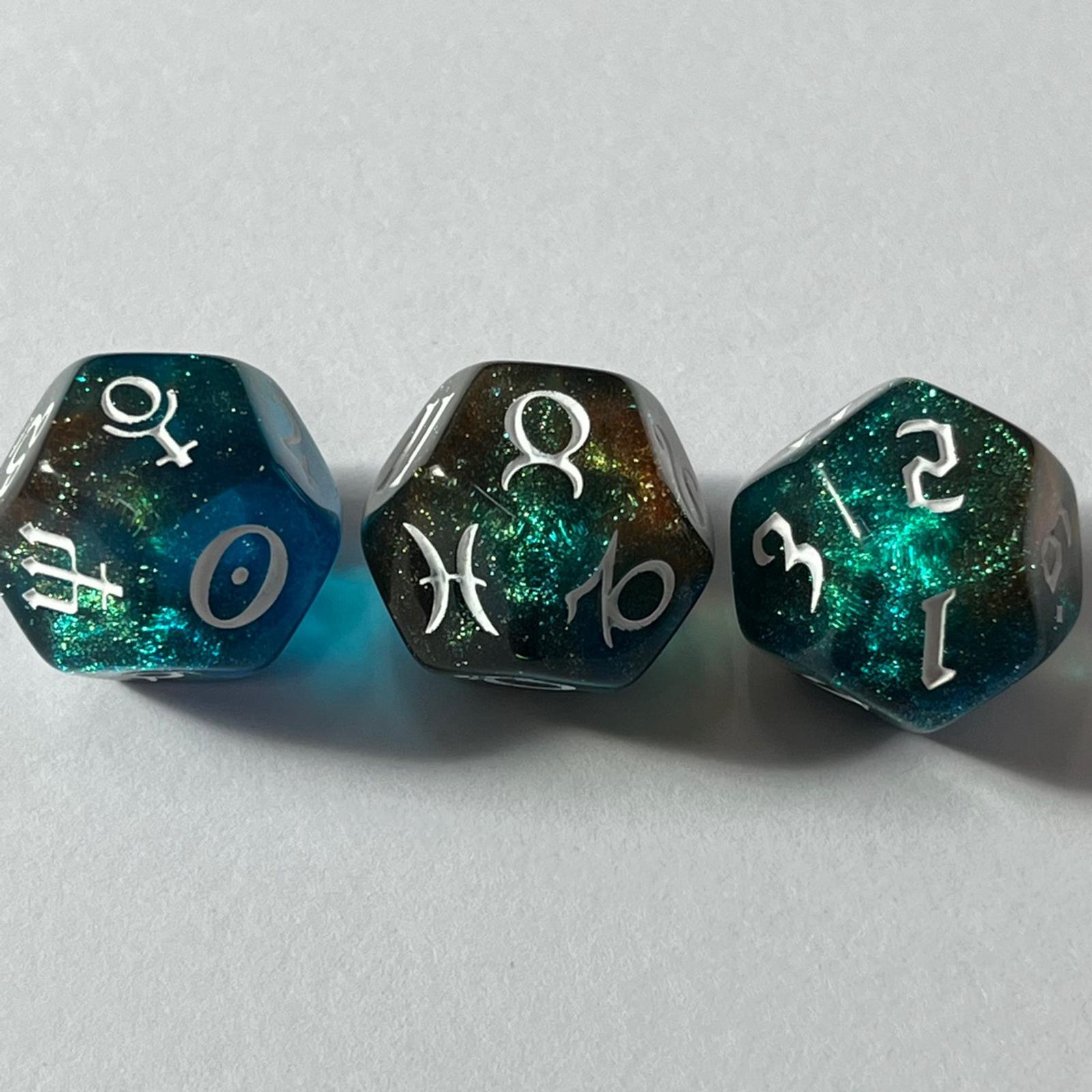 Dodekaeder-Astrologiewürfel au – Zodiac Party Games Bewertung und Preis