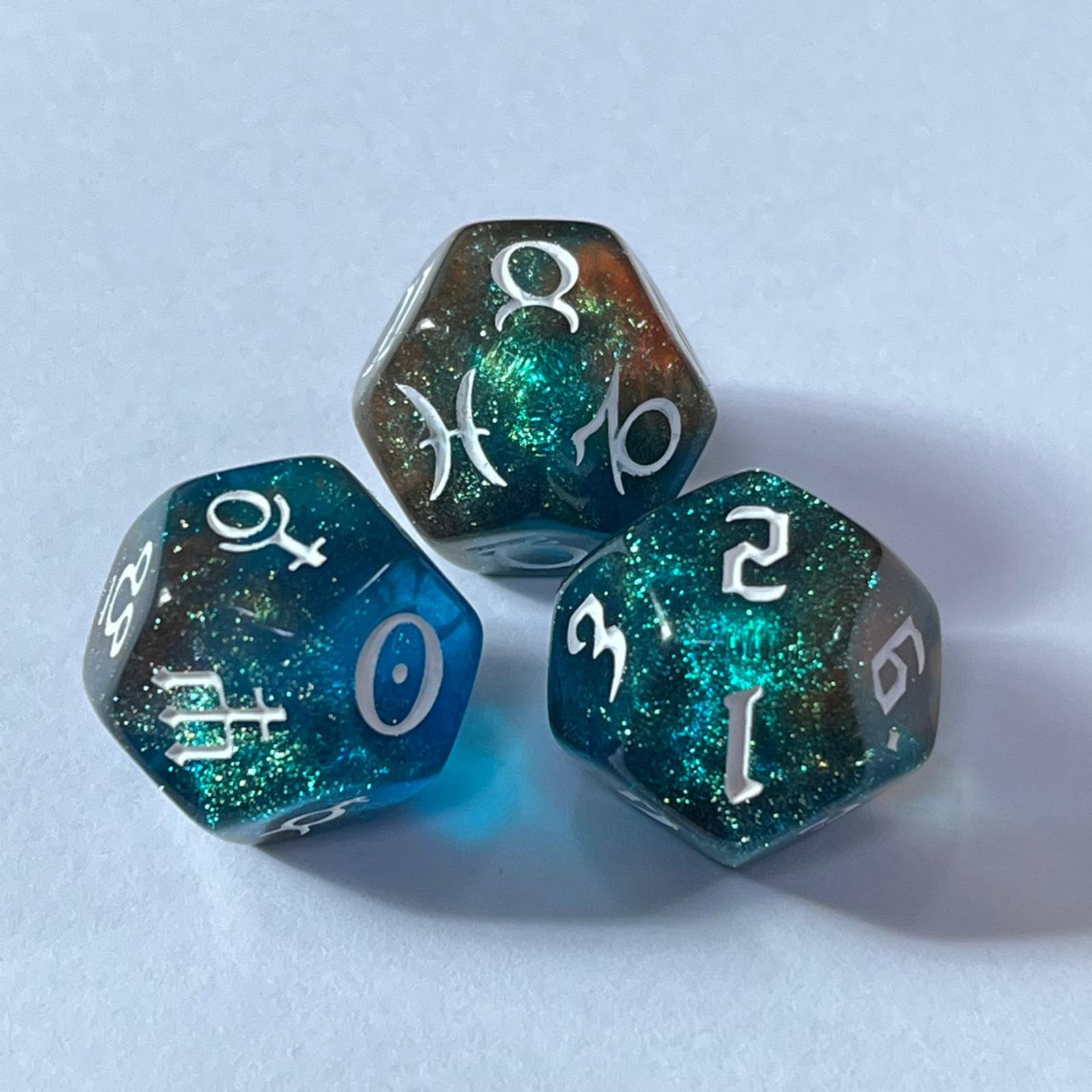 Dodekaeder-Astrologiewürfel au – Zodiac Party Games Bewertung und Preis