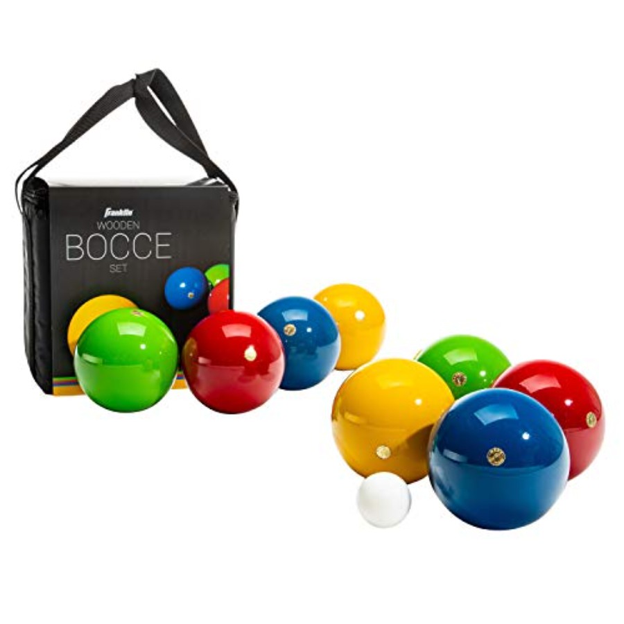 Boccia-Set mit 8 Holzkugeln un – Bocce Ball Lawn Bewertung und Preis